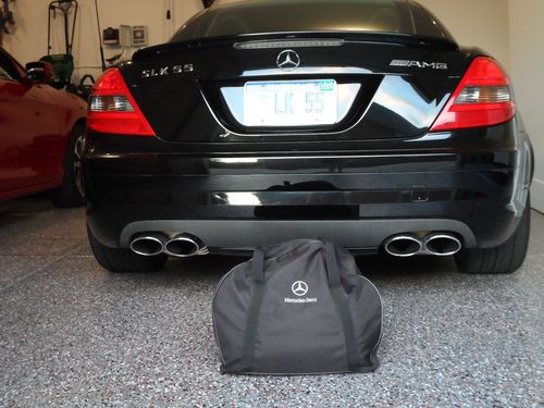 2007 Mercedes SLK55 AMG Black Great Condition Well Matinained Fresh Service, image 14