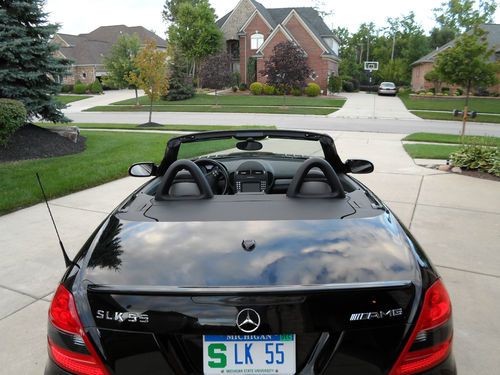2007 Mercedes SLK55 AMG Black Great Condition Well Matinained Fresh Service, image 17