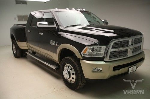 2013 drw laramie longhorn mega 4x4 navigation sunroof leather heat cummin diesel