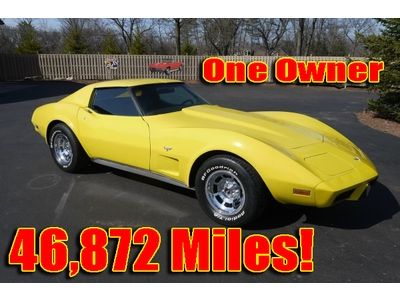 1977 chevrolet corvette coupe one owner 46,872 actual miles 350 v8 automatic