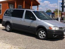 2002 pontiac montana extended silver grey leather power slid door like new cond.