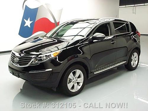 2012 kia sportage lx cruise ctrl blk on blk alloys 27k texas direct auto