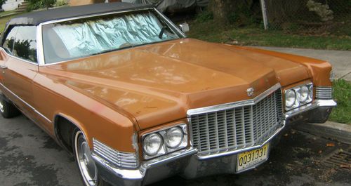 1970 cadillac deville base convertible 2-door 7.7l