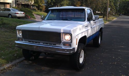 1975 chevrolet scottsdale k-10 4x4 short bed truck