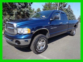 05 dodge ram 2500 4x4 slt quad cab pickup 123k mi 1 own clean carfax no reserve