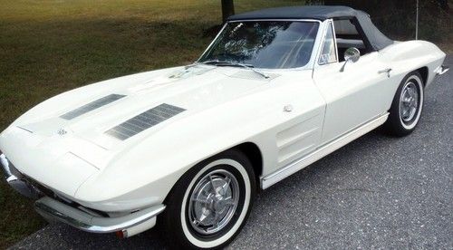 1963 chevrolet corvette conv matching#s 327-300 beautiful car