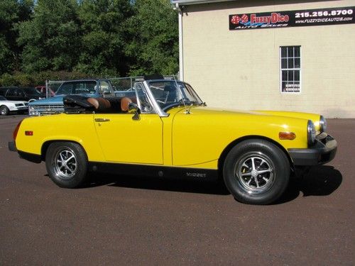 1976 mg midget mk iv convertible - excellent restoration - runs fantastic!