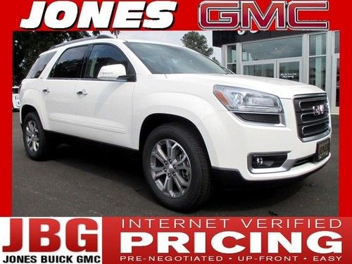 New 2014 gmc acadia slt msrp $47685 summit white