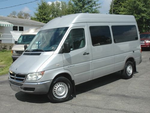 &lt; 2004 sprinter 10 passenger van, 2.7l diesel, high roof,  only 68k
