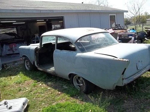 1957 chevy 2 door sedan &amp; 4 door hardtop (two)