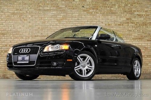 2007 audi a4 2.0t quattro cabriolet!! black/black