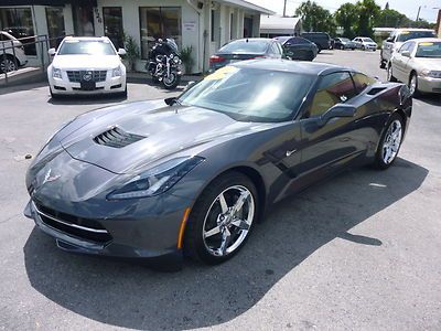 2014 chrevrolet stingray corvette coupe c-7 brand new 25 miles 2lt package chrom