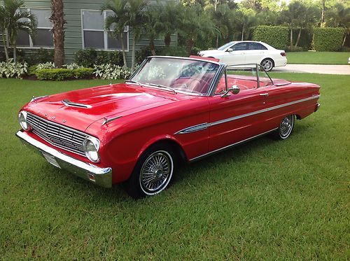 1963 ford falcon convertible complete restoration  sport model. very rare