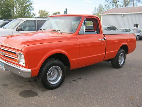 1967 c-10 small back window shortbox on air bags!!!