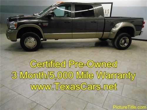 08 ram 3500 laramie resistol 4wd gps roof warranty we finance!!!