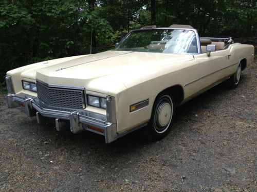 1976 cadillac eldorado base convertible 2-door 8.2l