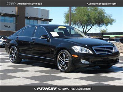 2007 mercedes- s 600-v12-rwd- black-leather- sun roof- clean car fax- 49k miles