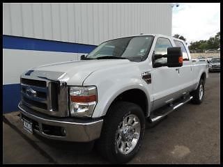 10 f250 4x4 crew cab lariat short bed, 6.4l diesel, auto, leather, sunroof,clean