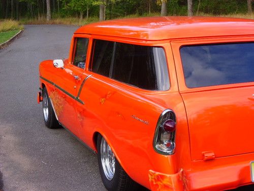 1956 chevy 210 wagon hot rod street rod resto mod body off restoration, image 8
