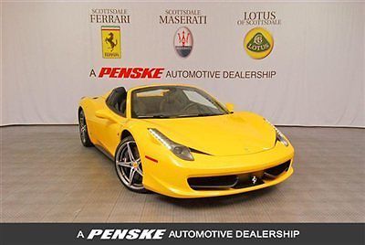 2013 ferrari 458 spider~carbon int~shields~afs system~navi~daytona's