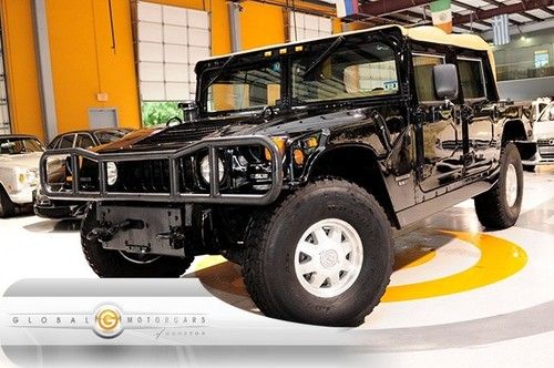 98 am general hummer h1 6.5l turbo diesel 4wd open-top 62k 4-passenger soft-top