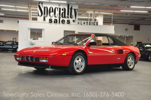 This 1991 ferrari mondial t two-door convertible (stock # 30759)