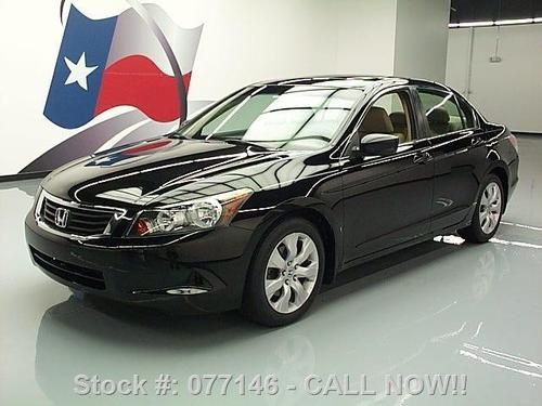 2010 honda accord ex-l sedan sunroof htd leather 27k mi texas direct auto