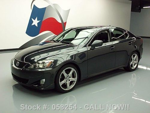 2007 lexus is250 climate seats sunroof nav rear cam 63k texas direct auto