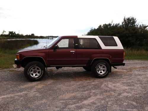 1987 toyota 4runner sr5 sport utility 2-door 2.4l 55k original miles!!!