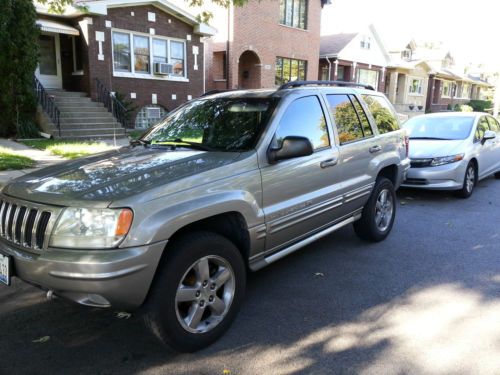 2002 jeep grand cherokee overland sport utility 4-door 4.7l