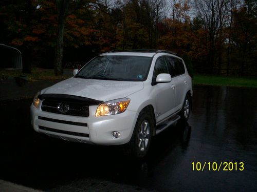 2008 rav 4 limited 4 x 4 - blizzard pearl - loaded