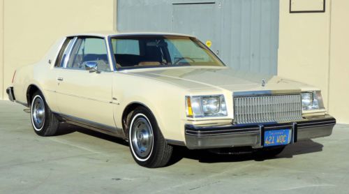 Californa original, 1979 buick regal, 51k orig miles, one owner, near mint!