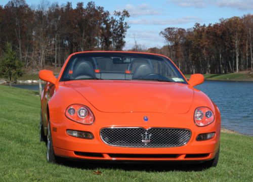 2005 maserati spyder cambiocorsa convertible 2-door 4.2l orange !
