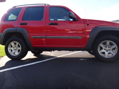 2002 jeep liberty sport sport utility 4-door 3.7l needs repair fixer upper