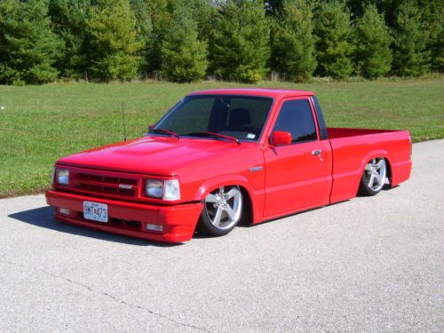 1988 mazda b2200 standard cab minitruck lowrider bagged bodydropped irs fuel inj