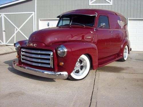 1951 gmc beautiful suburban / panel truck resto mod "rare"