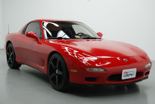 1993 mazda rx-7 base coupe 2-door 1.3l all stock rotary engine car! hot! bid now