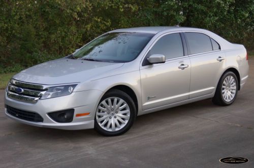 5-days *no reserve* &#039;11 ford fusion hybrid 1-owner off lease best mpg great deal