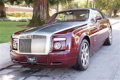 2009 rolls-royce drophead,merlot/seashell,bespoke,cpo