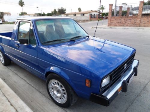 1980 vw &#034;caddy&#034; diesel pick up, loaded lx, 55 mpg diesel, 5 speed, a/c