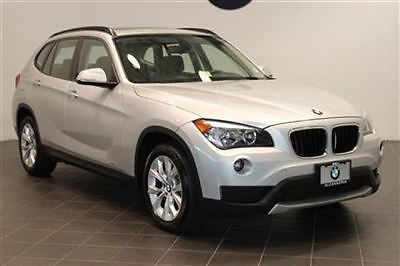 Used 2013 bmw x1 2.8i awd silver automatic moonroof power heated seats blue too