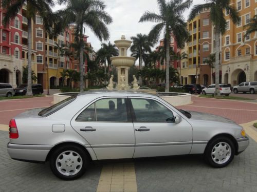 Florida , 2 owner car , black leather , carfax certified , silver , 4 cylinder