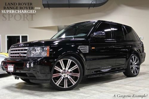 2006 land rover range rover sport supercharged $70k + msrp fully loaded navi sat