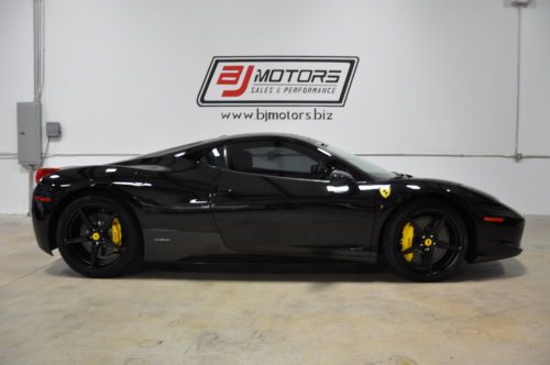 2010 Ferrari 458 Italia Black Black Exceptionaly Nice Car Yellow Stiching, US $249,995.00, image 3