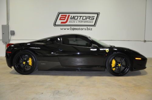 2010 Ferrari 458 Italia Black Black Exceptionaly Nice Car Yellow Stiching, US $249,995.00, image 4