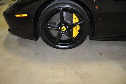 2010 Ferrari 458 Italia Black Black Exceptionaly Nice Car Yellow Stiching, US $249,995.00, image 7