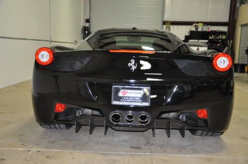 2010 Ferrari 458 Italia Black Black Exceptionaly Nice Car Yellow Stiching, US $249,995.00, image 9