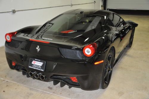 2010 Ferrari 458 Italia Black Black Exceptionaly Nice Car Yellow Stiching, US $249,995.00, image 13