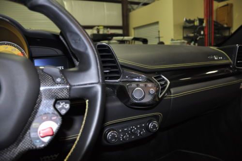2010 Ferrari 458 Italia Black Black Exceptionaly Nice Car Yellow Stiching, US $249,995.00, image 42