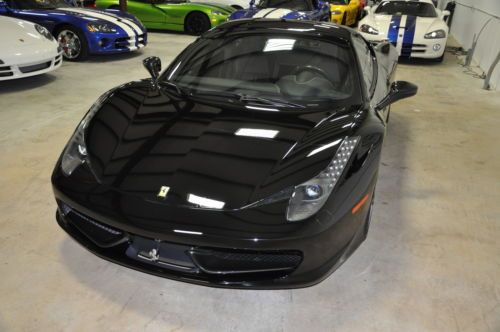 2010 Ferrari 458 Italia Black Black Exceptionaly Nice Car Yellow Stiching, US $249,995.00, image 71